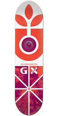 Habitat Davis GX Skateboard Deck - White/Purple - 8.25in