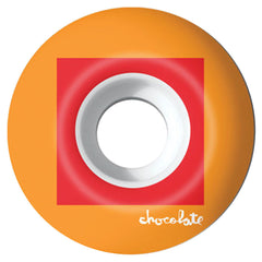 Chocolate Off Square Skateboard Wheels - Orange - 54mm (Set of 4)