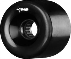 These ATF Centerset 327 Skateboard Wheels 66mm 82a - Black (Set of 4)