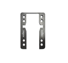 Khiro Drop Thru Pad Set Skateboard Riser - 1/4 - Black (2 PC)