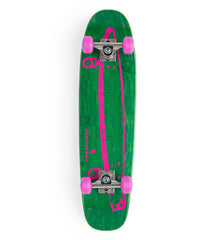 Crailtap Cruiser Small Complete Skateboard - 7.4 x 29.3 - Green/Pink
