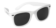 Santa Cruz Strip Shades OS Unisex Sunglasses - White