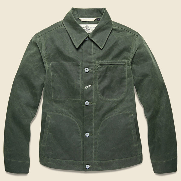 Supply Jacket - Waxed Olive Ridgeline