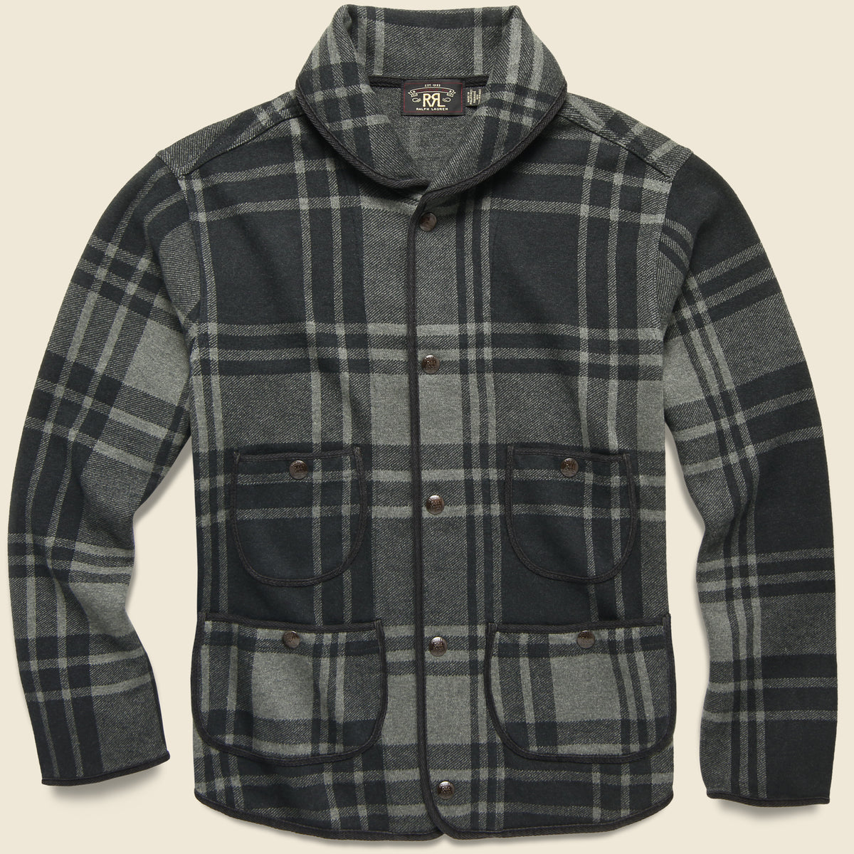 rrl plaid jacket