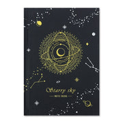 Hoshi 'Starry sky' Black Paper Bullet Journal Notebook
