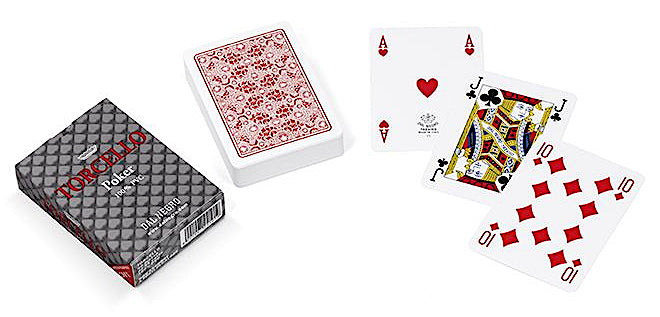 Zelfgenoegzaamheid duim ZuidAmerika speelkaarten 8,8 x 6,3 cm PVC rood 55-delig