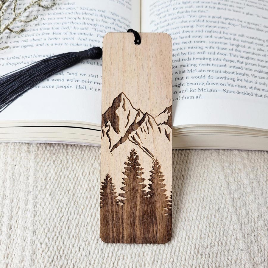 Wood bookmarks | Gifts for book lovers from Bumble and Birch ...