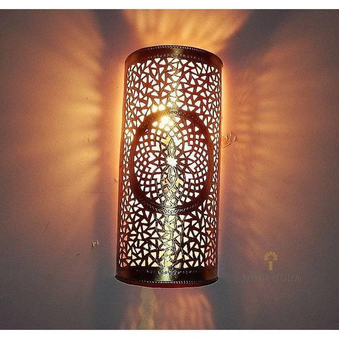 Handmade Moroccan Wall Light Brass Antique Lamp Copper  Moroccan Sconce 