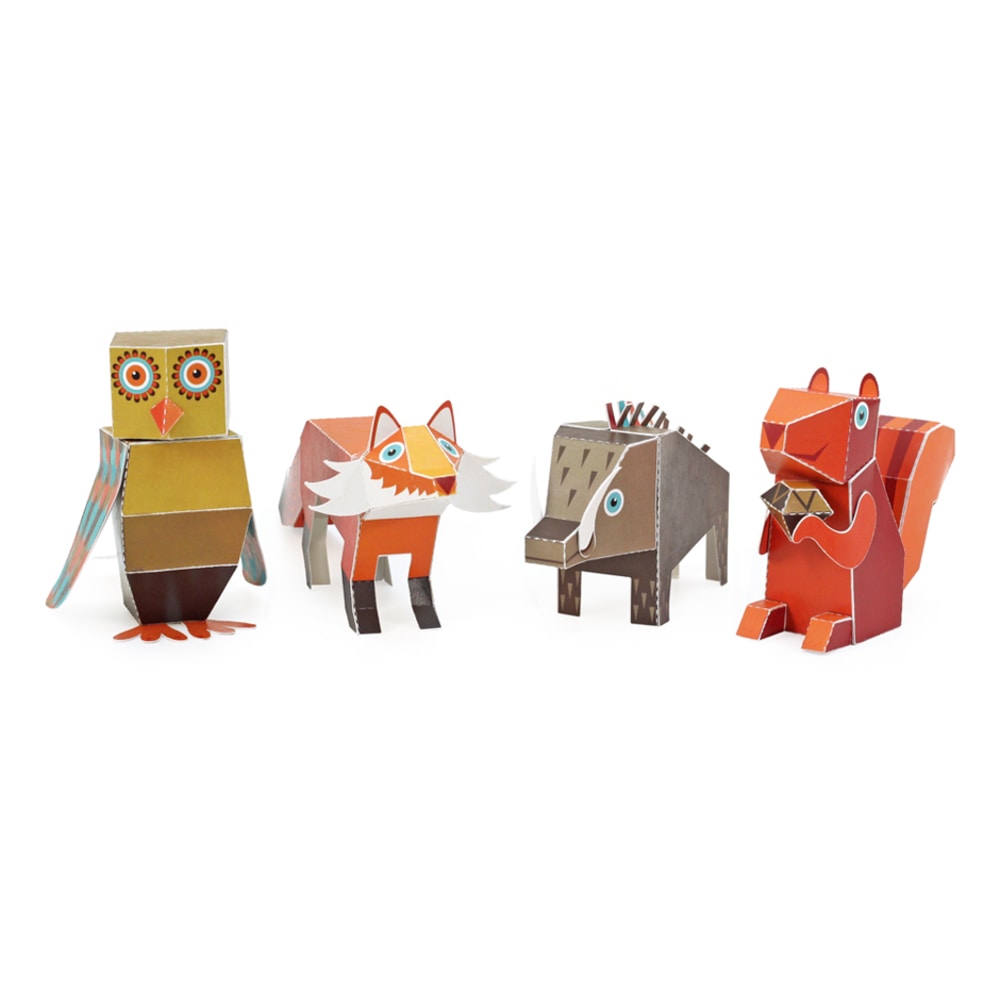 Paper Toy - Forest Animals – Nakenfisen