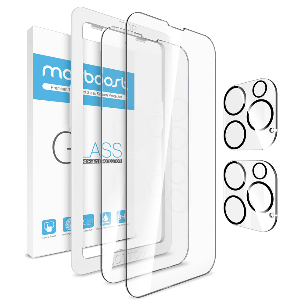Empleado Actriz Accesible Maxboost 2 Pack Screen Protector Compatible for iPhone 13 Pro Max [6.7