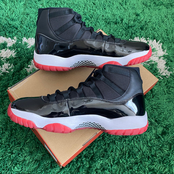 jordan 11 bred jumpman logo