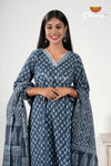 Cotton Salwar Suit Set For Women - BA2101