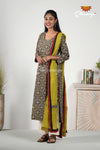 Green Ajrakh Block Print Salwar And Dupatta for Women !!!