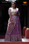 Pink Mirror Bandhini Lehenga For Girls