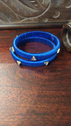 Blue Silk Thread Bangles For Girls Special Occasion !!!
