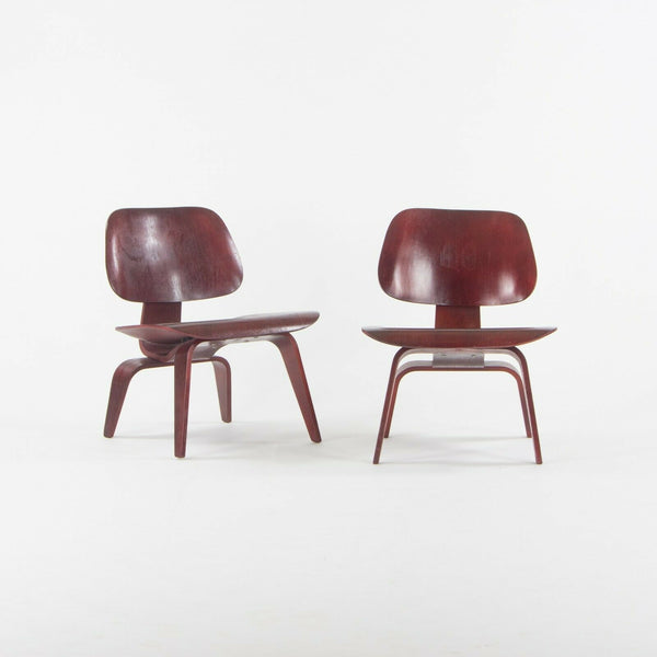 woordenboek Bediende patroon Pair of C. 1953 Herman Miller Eames LCW Lounge Chair Wood Refinished R – D  ROSE MOD