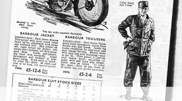 Early Barbour Advert