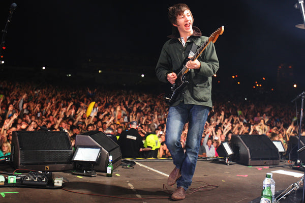 Alex Turner at Glastonbury 2007