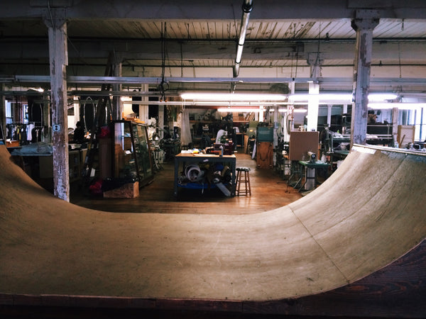 Skate Ramp inside the KMFG factory