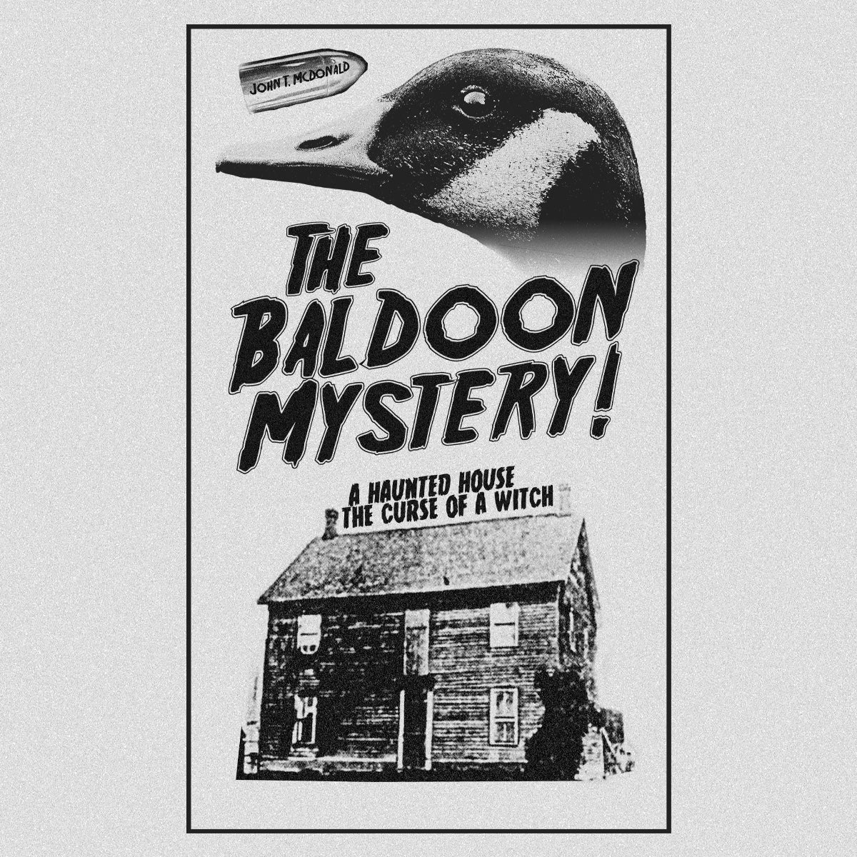 Baldoon Mystery White Tee – Monty D. Signs