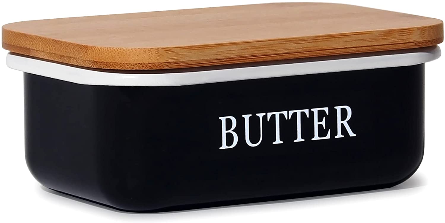 Luftdichte klassische Butterdose mit Deckel Küchenzubehör für Brotkuchen 