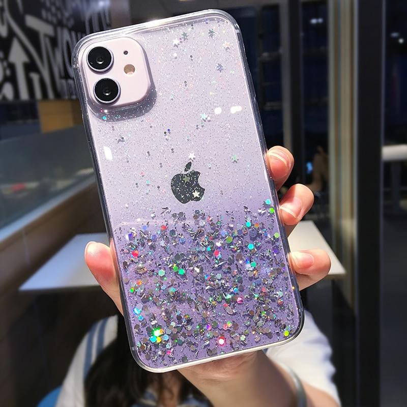 glitter cell phone cases