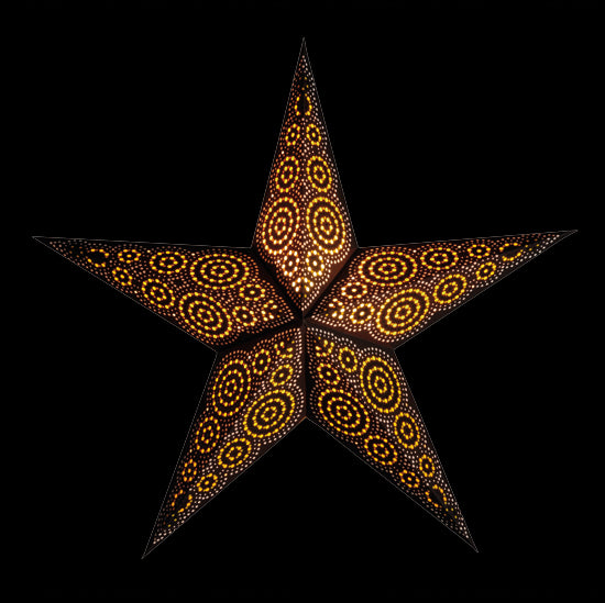 starlightz jaipur small brown/yellow earth friendly Leuchtstern