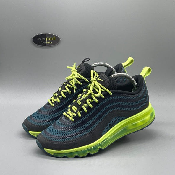 autobiografie Geval Bont Nike Air Max 97 Hyperfuse- Navy / Fluorescent Green – Liverpool Footwear