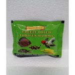 FREEZED DRIED TUBEX WORMS 10 GRMAS PACKET