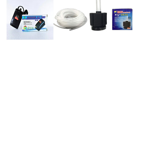 Air Pump and Sponge Filter Combo Pack