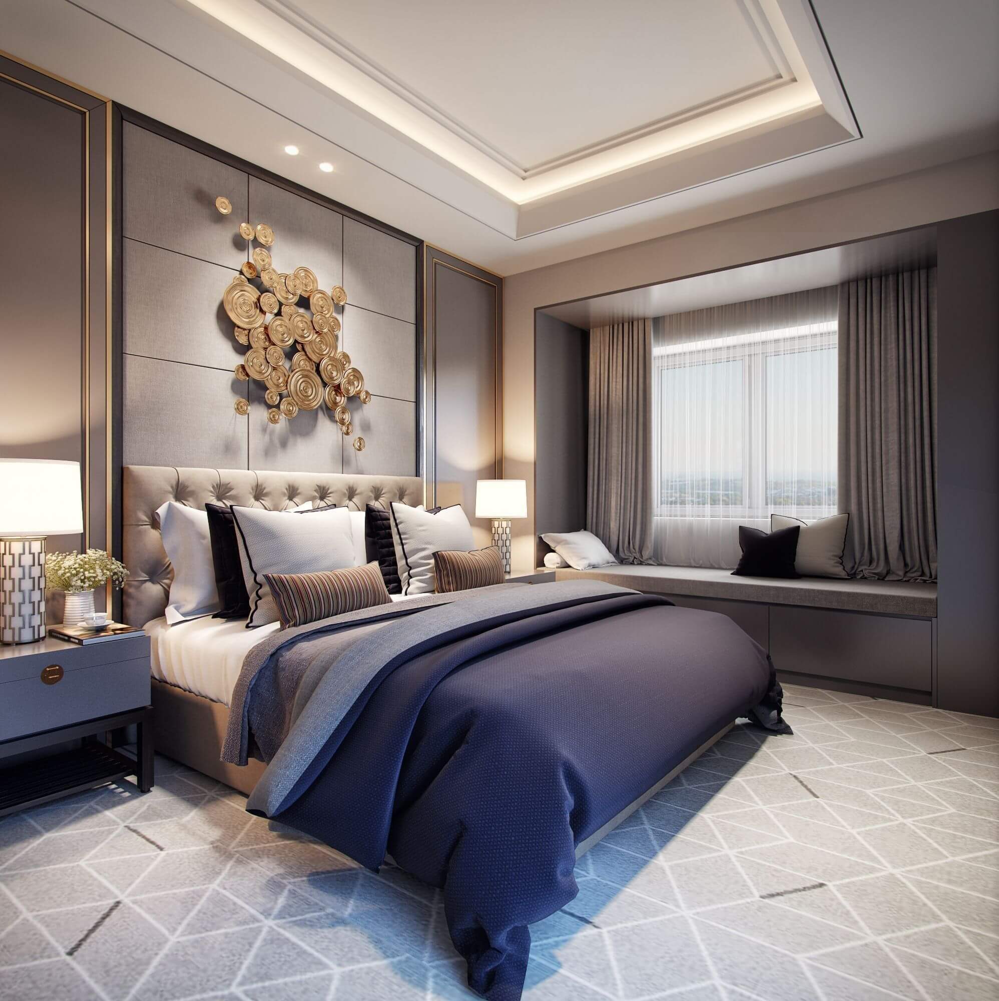 Modern Luxury bedroom designs Crafted Beds Ltd