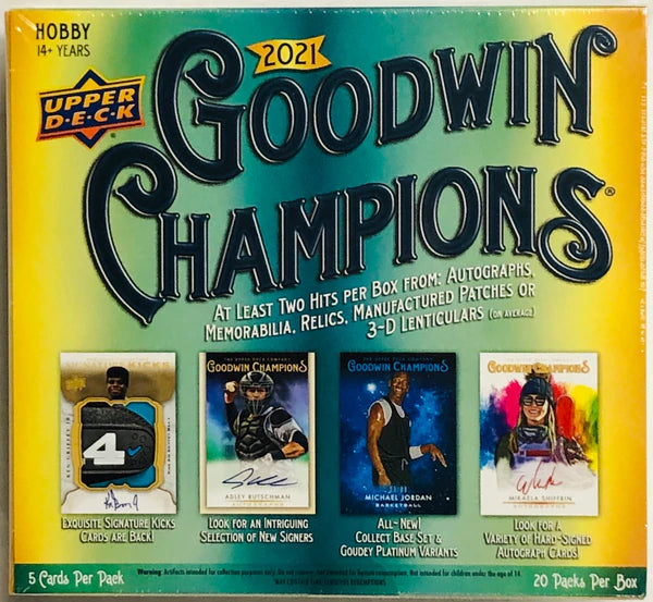 2021 Upper Deck Goodwin Champions Hobby Boîte