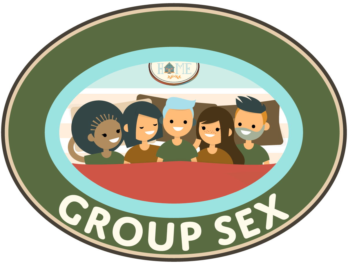 Group Sex Kinky Merit Badge Decal Kinkthink Factory 7993