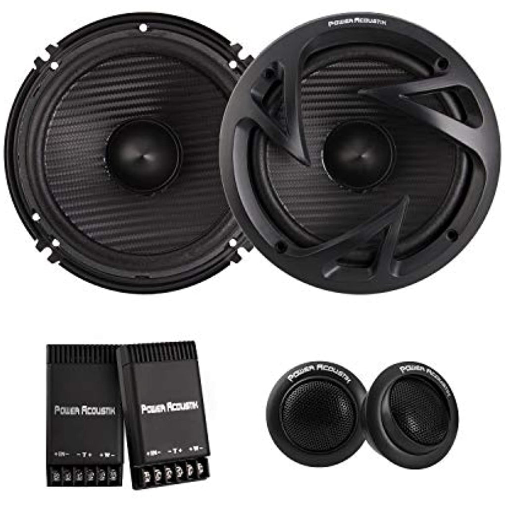 OW-EF-60C Power Acoustik Edge 6.5 in 2-Way Component Set 