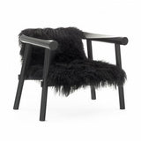 Altay Armchair - Black Goatskin - Coedition - Do Shop