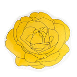 Rose Plate 2 Yellow