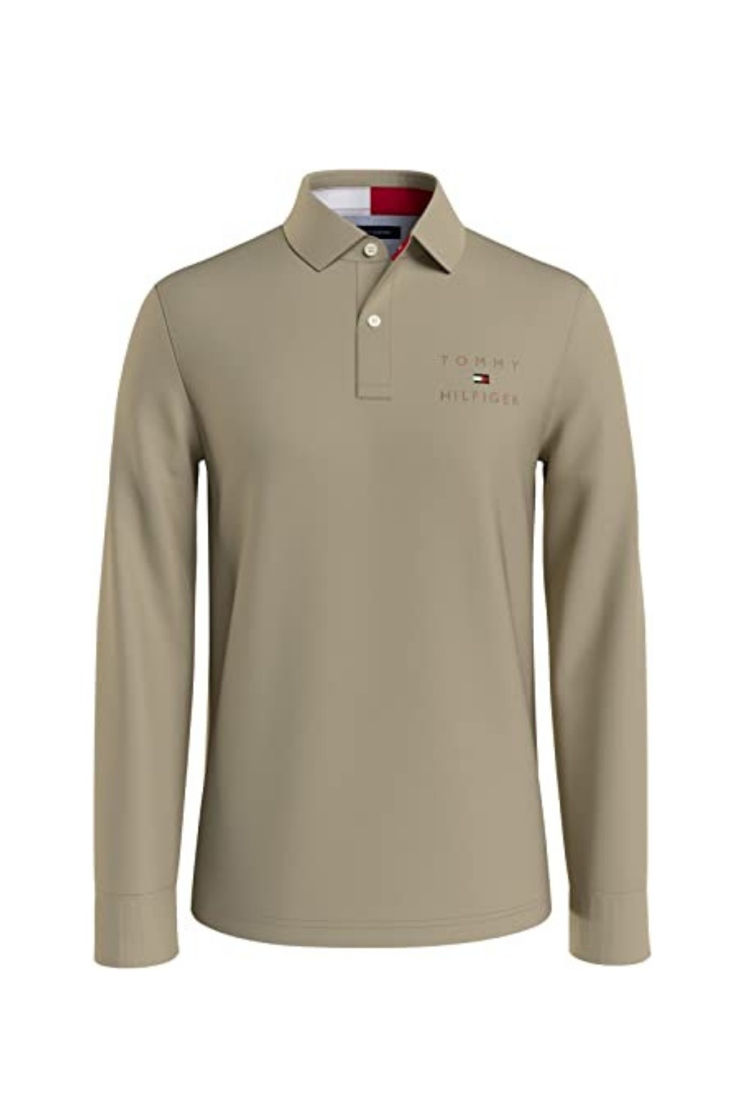Tommy Hilfiger Long Sleeve Custom Fit Flag Polo Shirt – Premium Outlet