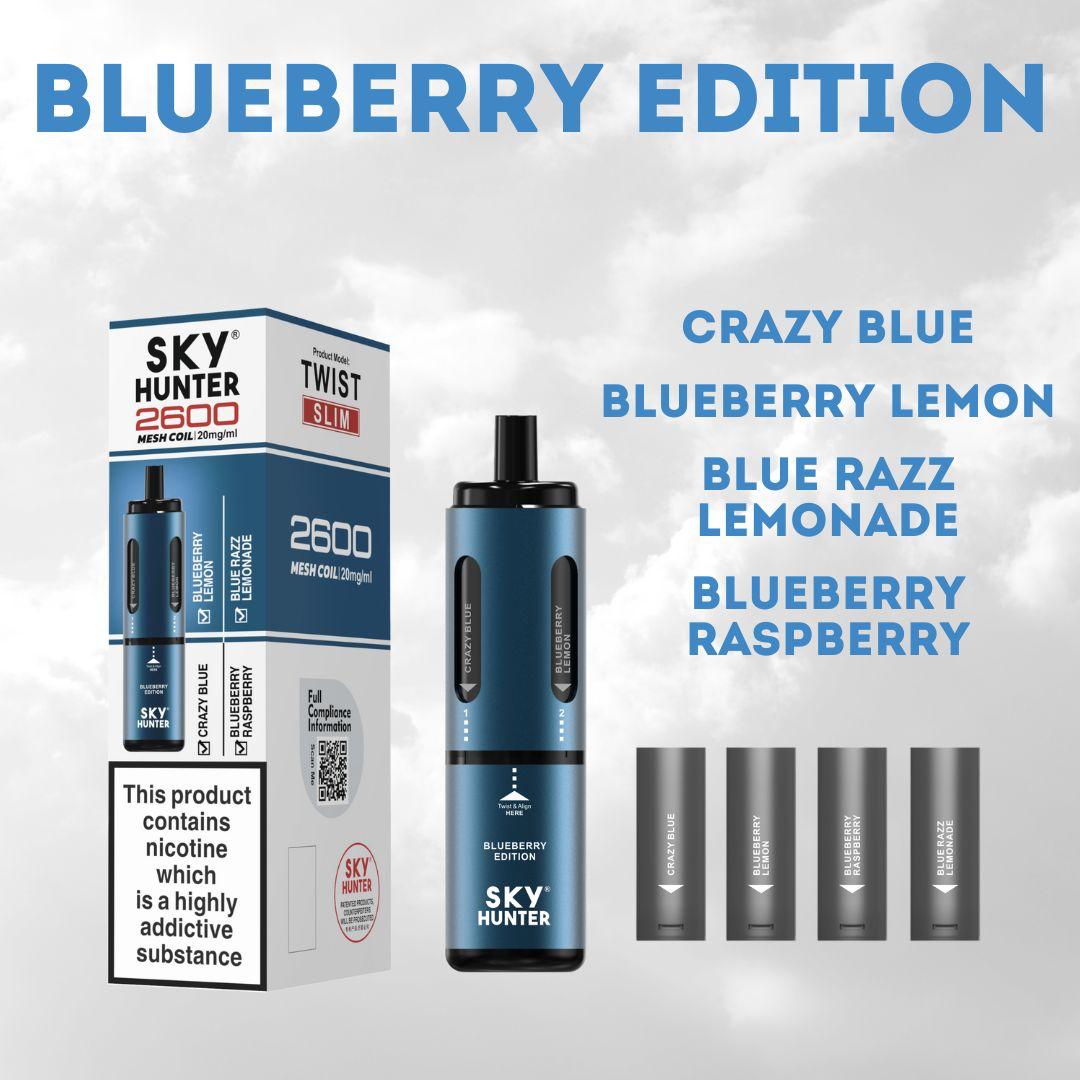 Sky Hunter - 4 in 1 Sky Hunter 2600 Puffs Disposable Vape - (BOX OF 5) - theno1plugshop