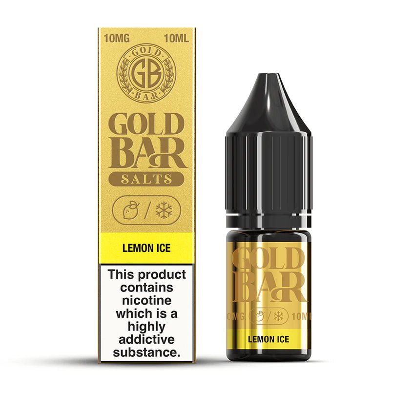 Gold Bar - Gold Bar Nic Salts 10ml E-liquids (Box of 10) - theno1plugshop