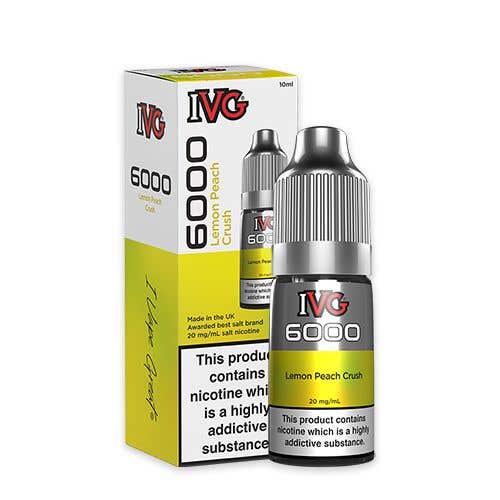 Ivg - IVG 6000 Nic Salt 10ml Bottle Box of 10 - theno1plugshop