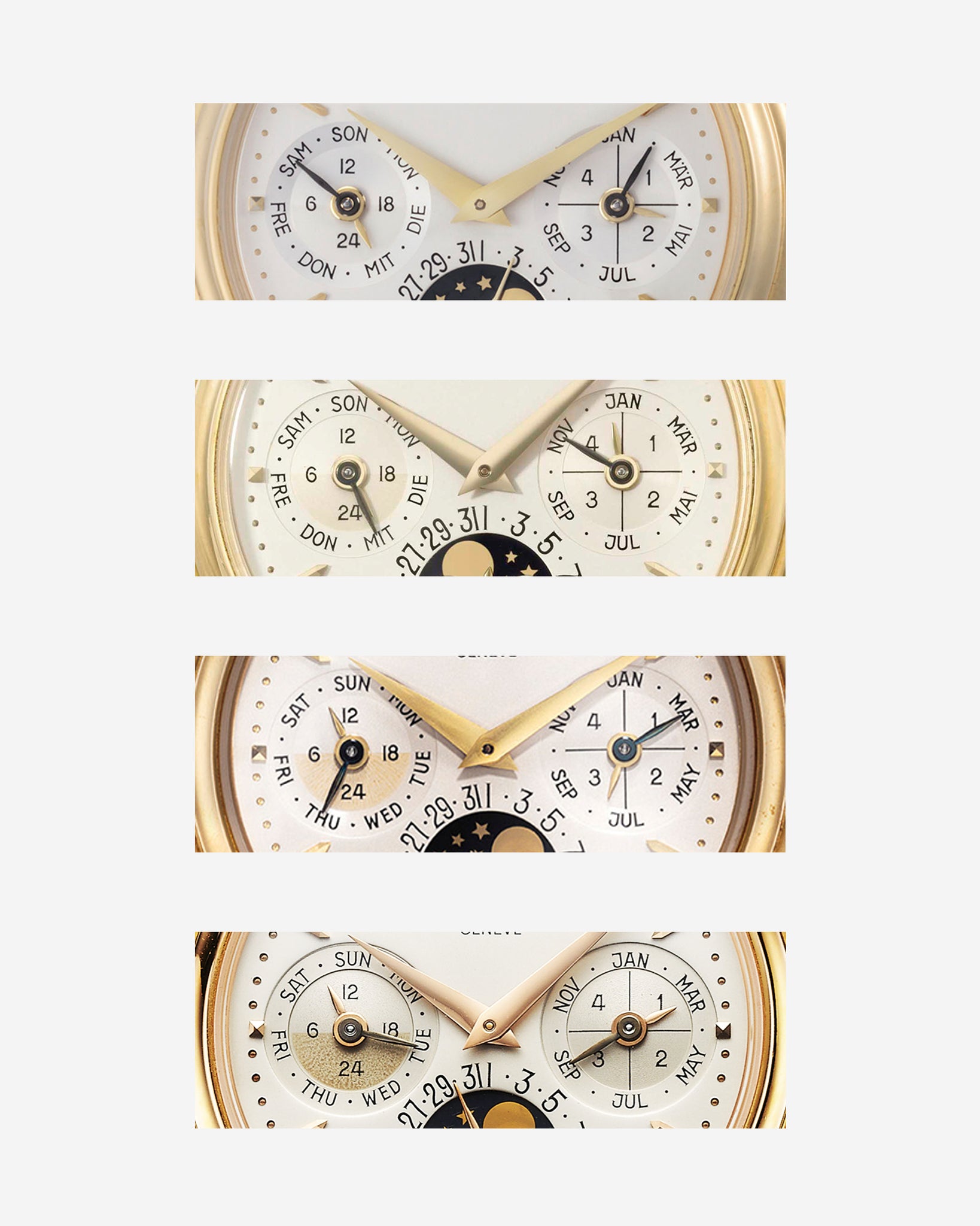 Patek Philippe 3940 sub-dial patina variation