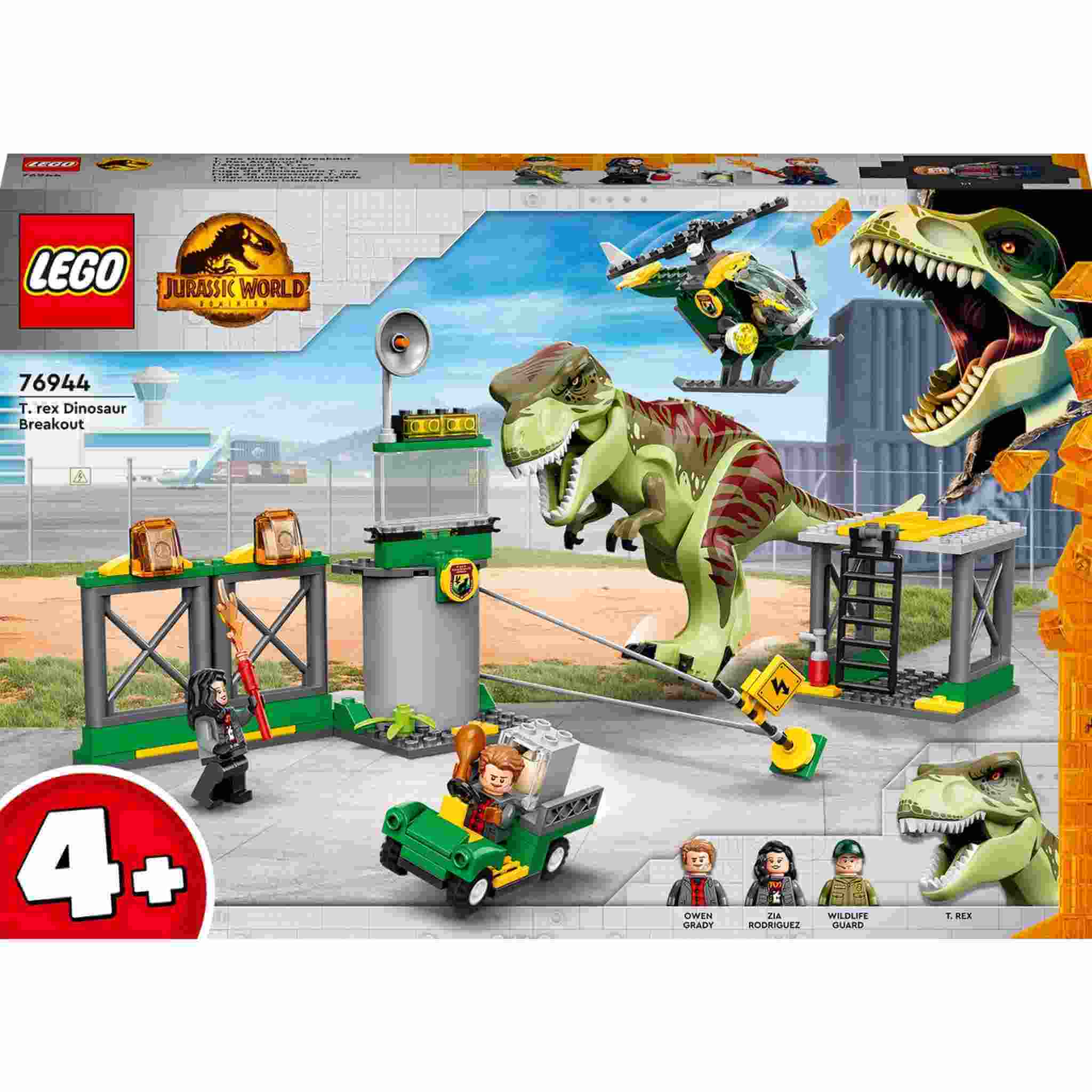 Houden viering emmer LEGO Jurassic World T.Rex Dinosaurus Ontsnapping - 76944 - LEGO | Speldorado