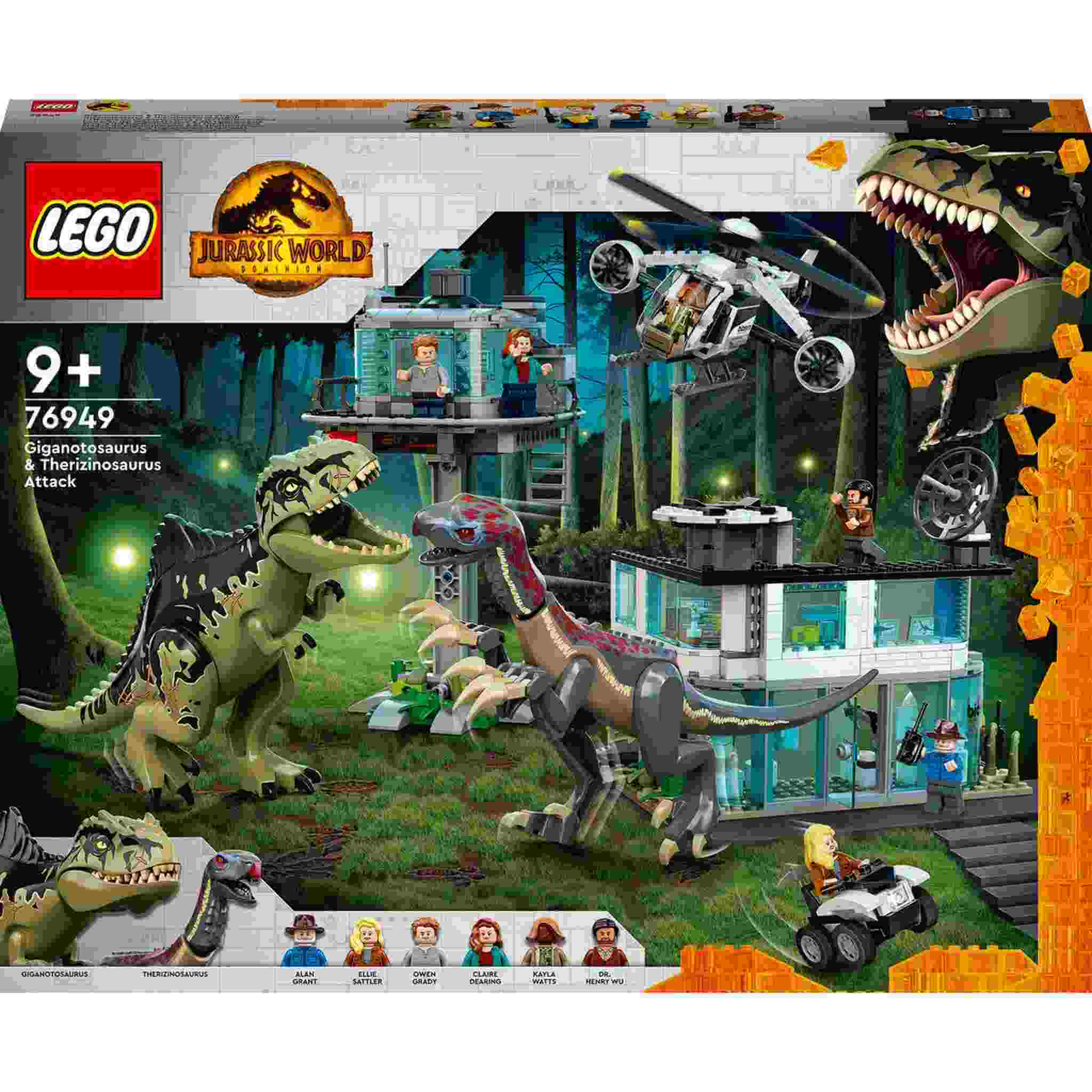 Interpretatief grijnzend Bezet LEGO Jurassic World liganotosaurus & Therizinosaurus aanval - 76949 - LEGO  | Speldorado