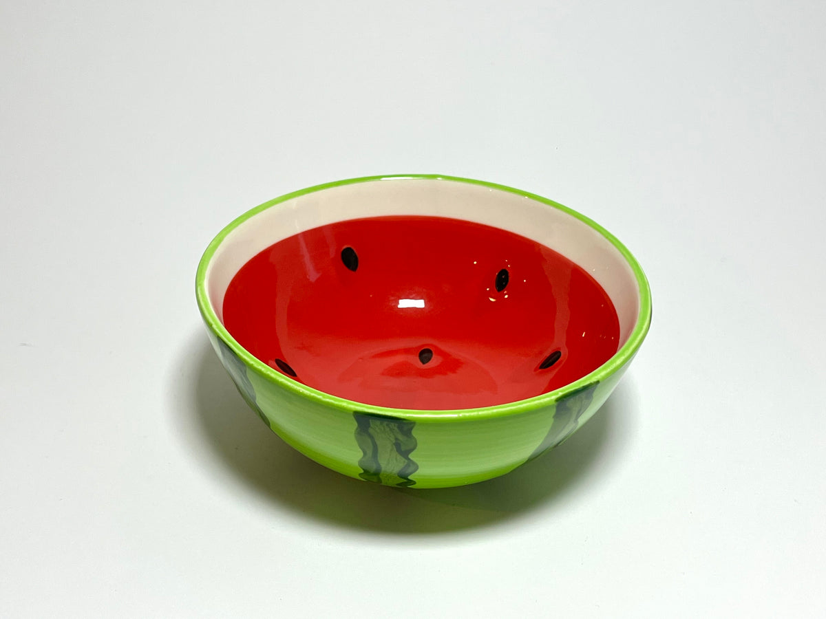 watermelon ceramic fruit bowl