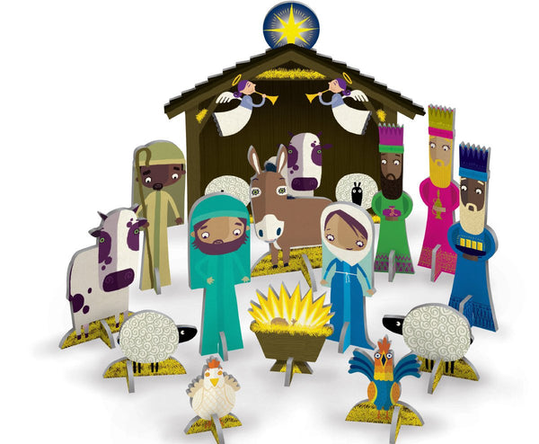 Away In A Manger Pop & Slot Christmas Decoration