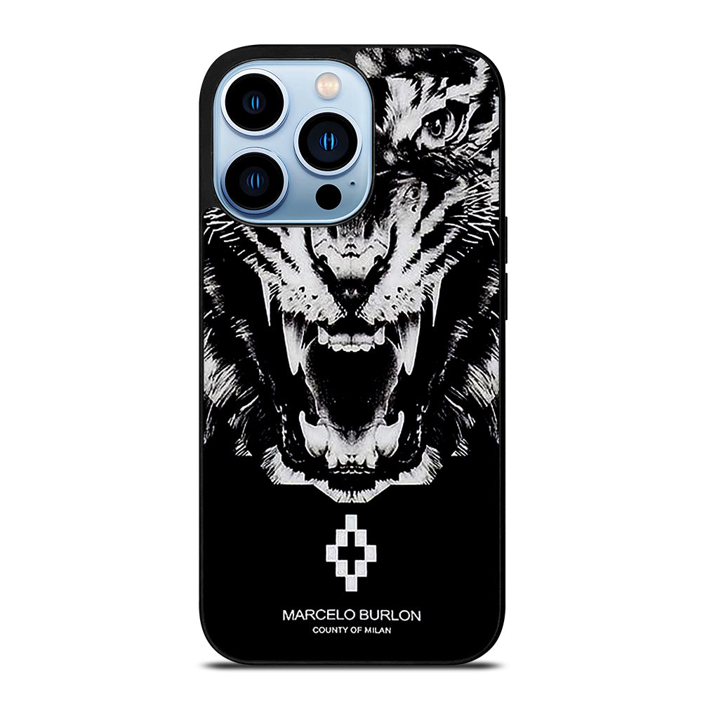 Buskruit Vuil wat betreft MARCELO BURLON WHITE LION iPhone 13 Pro Max Case Cover – casecentro