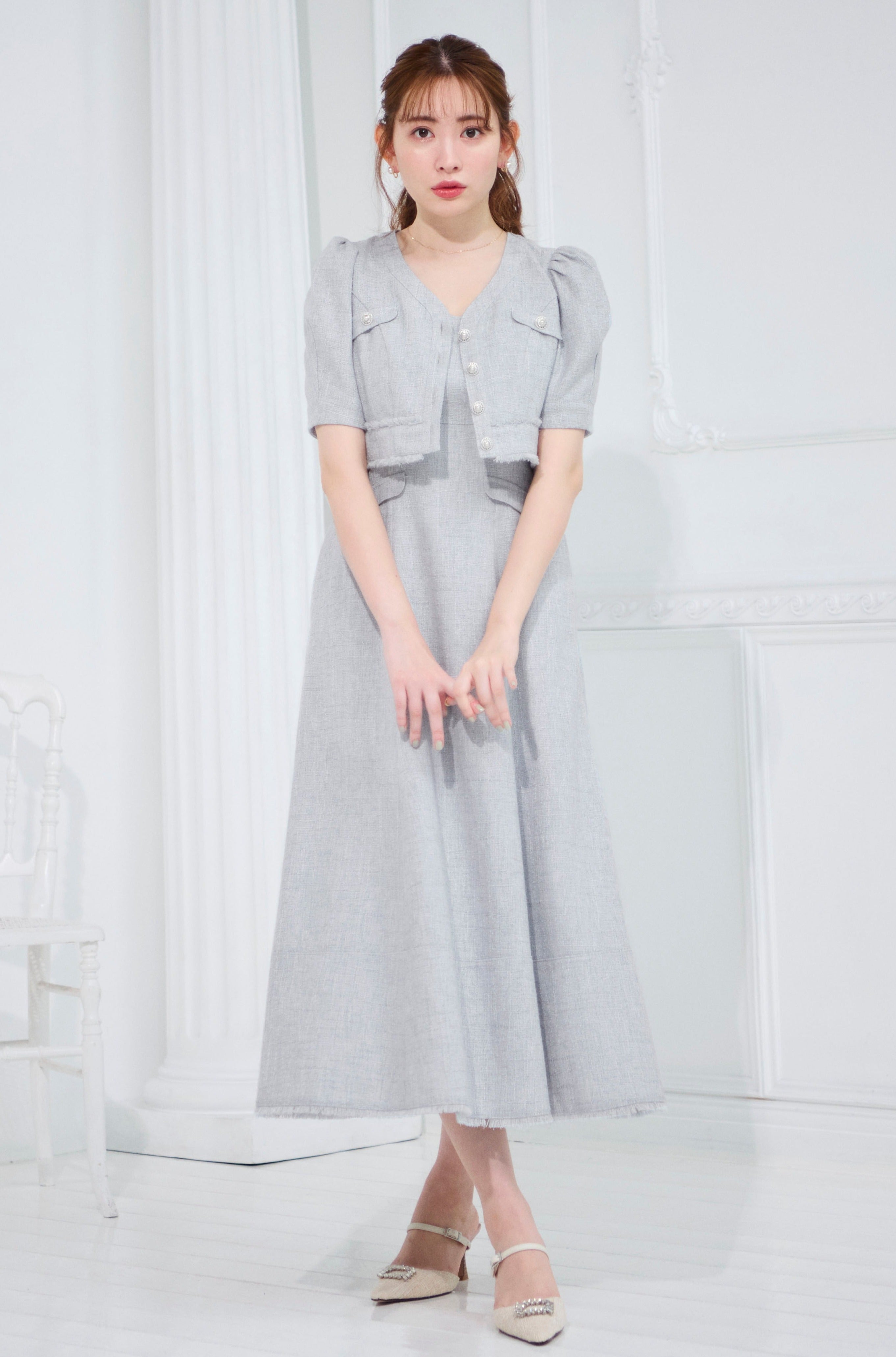 5/11まで値下げ 新品 Robertson Tweed Long Dress | everrich.hk