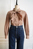Front Bow Poplin Blouse