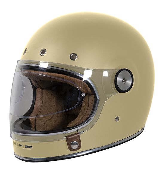 Casco Moto Integral Vintage Origin Solid Marfil URA Moto