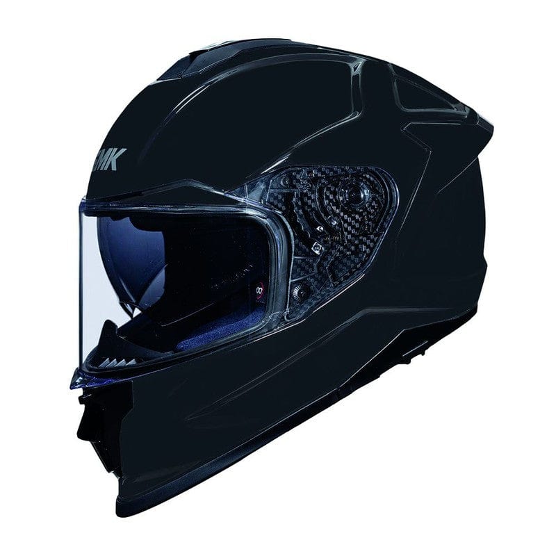 emocional Ecología sirena Casco moto SMK Integral (Fibra de carbono DUAL) Titan Negro Mate (MA20 –  URA Moto